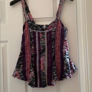 Free People Patterned Tank Top